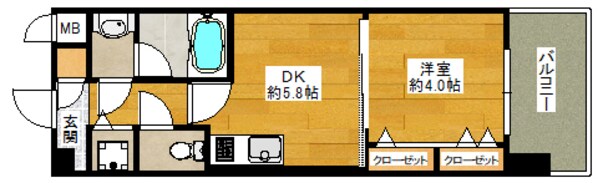 江坂駅 徒歩14分 7階の物件間取画像